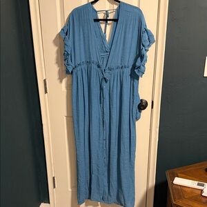 🌵Chic Blue Maxi Dress